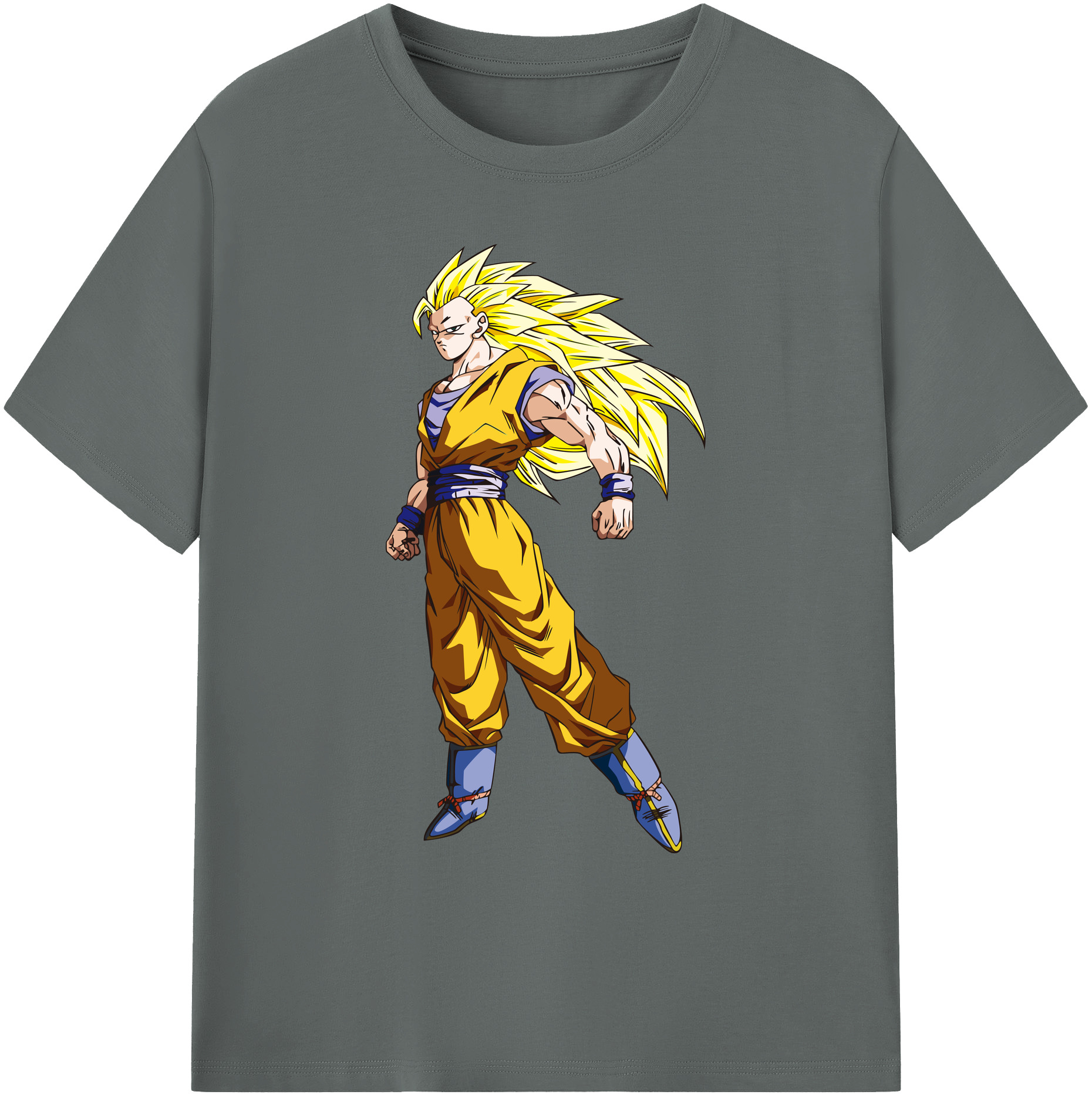 （画像用） ドラゴンボール 孫悟空（そん ごくう）Son Goku カカロット DRAGON BALL Kakarotto 綿100％ メンズ半袖Tシャツ｜肌触りやわらか＆通気性